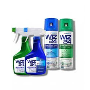 WIZ24 Spray & Clean Disinfectant Fresh Scent 450 ml per carton of 12 bottles