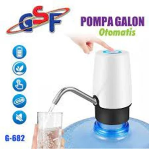 Pompa Air Galon Aqua Elektrik Water Pump Rechargeable GSF-682 GSF 682 