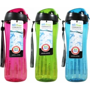 Bisfree sports bottle 650ml w/silicon straw (blue) ABF629B per dus isi 15 pcs 8803733007092