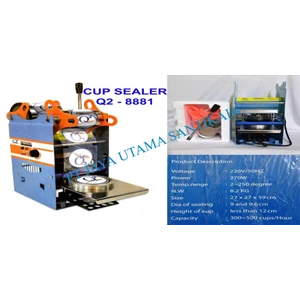 Mesin Cup Sealer  Press Gelas Plastik Manual Sealing Machine Q2 8881 per pcs