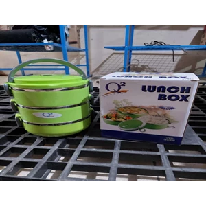 Q2 stainless lunch box 3 tiers Q2 603 per pcs