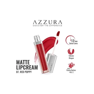 AZZURA Matte Lipcream 07 Red Poppy 4 gr 12 pak/karton (10861)