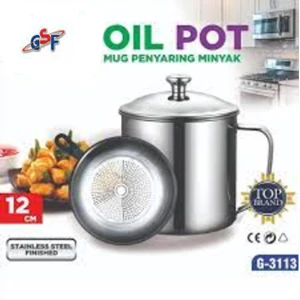 GSF Oil Pot 1.3 Liter Alat Penyaring Saringan Minyak Goreng GSF 3113 per pcs