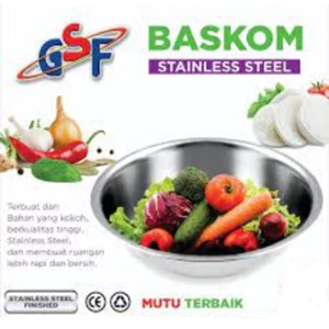 Stainless Steel Baskom Mangkok G-3332 per karton isi 192 pcs