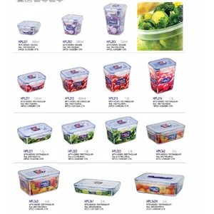 LOCK n LOCK RECTANGULAR SHORT FOOD CONTAINER 2.1L(HPL826M) Box Of 12pcs 