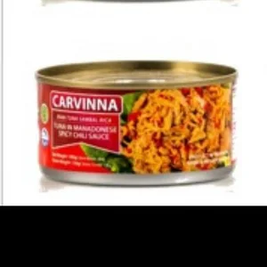 CARVINNA Tuna sambal rica 185 gr per dus sis 24 pack (CR01)