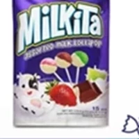Milkita Lollypop 9 gr  20 bag per karton isi 15 pcs bar code 70215