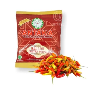 BUMBU ANTAKA MERAH 100GR BALADO EXTRA PEDAS PER RENCENG ISI 10 SACHETS