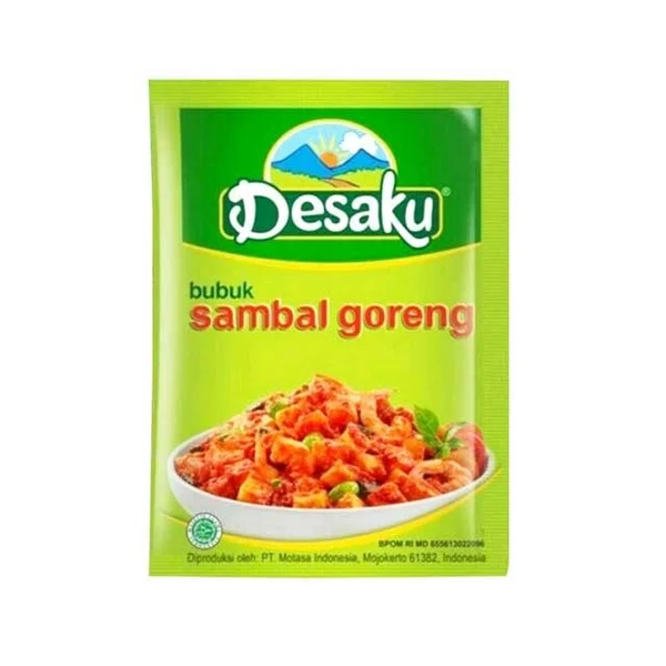 DESAKU BUBUK SAMBAL GORENG PER DUS ISI 12 RENCENG PER RENCENG ISI 10 PCS