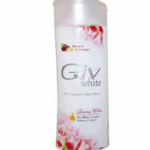 GIV Liquid Body Wash Putih 250 ml isi per karton  12 botol bar code 80606
