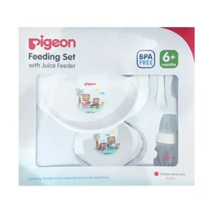 pigeon FEEDING SET WITH JUICE FEEDER per box isi 6 pcs