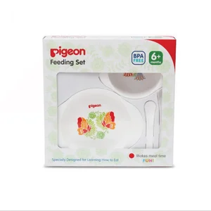 pigeon FEEDING SET BATIK PHOENIX WITH JUICE FEEDER per box isi 6 pcs