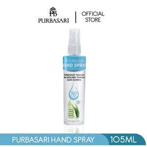 Purbasari Hand Sanitizer Spray - 105 ml isi per karton  24 pcs