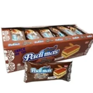 kue Bolu Mini Layer  Lapis Rasa Coklat isi 24 bag per karton isi 8 pcs