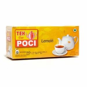 TEH CELUP POCI LEMON 50 GR X 10 PACK X 5 BOX X 25 BAG X 2 GR TBB25 PL