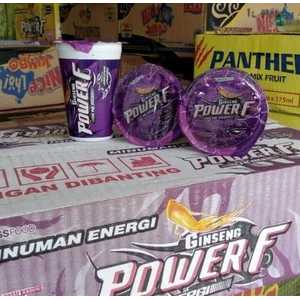 POWER F RTD Grape 190 ml per carton contains 24 cups bar code 50040
