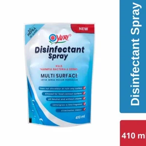 Yuri Disinfektan Spray Pouch 410 ML per karton isi 24 pcs