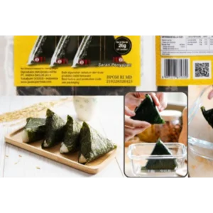 Nori Onigiri 10 Lembar per karton isi 30 Pcs/Box