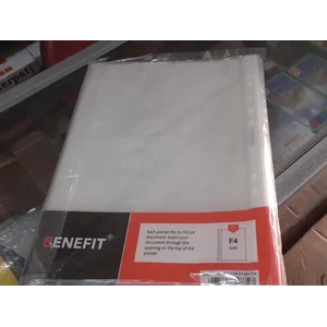 BENEFIT Sheet Plastik / Paper benefit plastik binder f4 100 pcs Shp 201-10