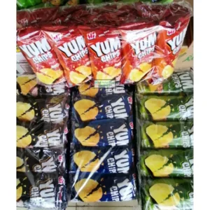 Yum chips Korean Kimchi 28 gr isi 5 per karton isi 10 pcs/ctn