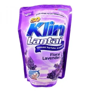 SO KLIN Floor Cleaner Ungu 345 ml per karton isi 12 pouch(PLR450U)