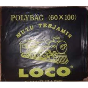 Kantong Plastik Loco poly bag ( 60x100) 1 kg per ball isi 10 ball