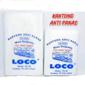Kantong Plastik Loco anti panas(25x40) 250 gram per ball isi 100 pack