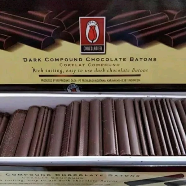 TULIP Compound Choco Stick isi 1.5 kg per karton isi 8 pcs(F0001459)