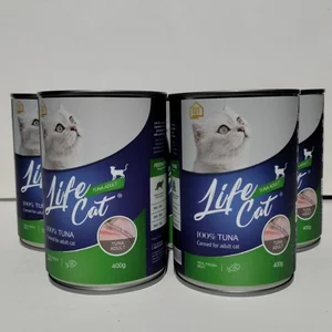 Life Cat Canned Adult Tuna 1 x 24pc (Green)
