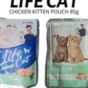 Life Cat Pouch Kitten Chicken (Green)