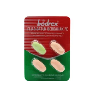 BODREX MIGRA Cough and Flu Medicine/KAP 4'S BLS per carton containing 1,200 pcs