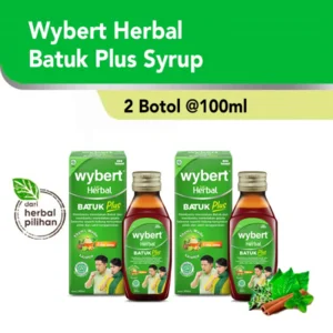 WYBERT HERBAL BTK PLUS/SYR Parasetamol 100MLbotol per karton isi 24 pcs