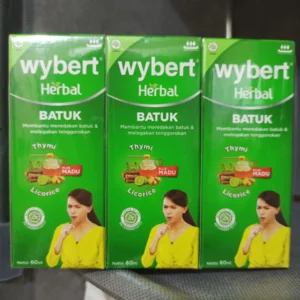 WYBERT HERBAL BTK PLUS/SYR Parasetamol 60ML Botol  per karton isi 48 pcs