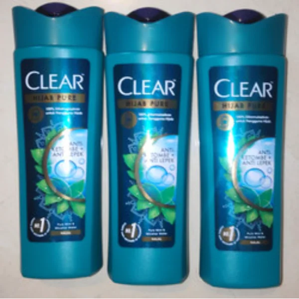 CLEAR HIJAB AD SHP ANTILEPEK 36X160ML  per karton isi 36 pcs bar code 8999999549169       