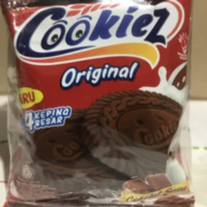   COOKIEZ ORIGINA COKLAT SUSU 25 GR  per karton isi 12 renceng 8991102 256766