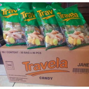 TRAVELA JAHE 1 Bag per karton isi  (40x 4 gr)8991002345003