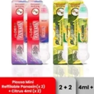 PLOSSA MINI REFFILABLE CITRUS 4ML (12X12 PCS) 12 BOX / CRT 88120012