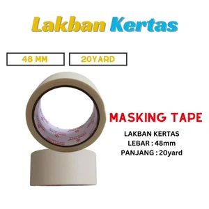 Masking Daishua  48mm x 20yard  Lusin 24 Roll / Box