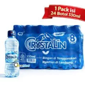 Crystalin PET 	330ml per karton 24	Pcs/dus