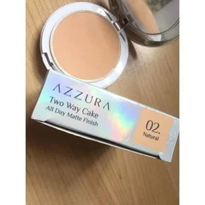 AZZURA Two Way Cake All Day Matte Finish 01 Light Beige 12 gr bar code 10843