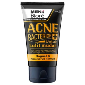 Men's Biore Facial Foam (FF) Acne/Anti Bacterior  100 GR PER KARTON ISI 24 PCS BAR CODE 8992727005524
