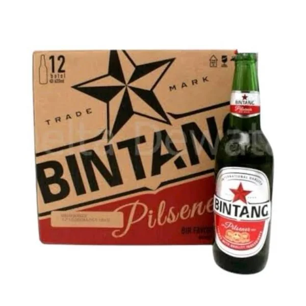 BIR BINTANG BESAR DUS 620 ML @12 BOTOL bar code BB1D