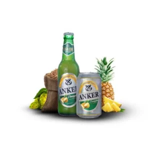 ANKER PINEAPPLE 330ML @24 BOTOL BAR CODE ABP2D