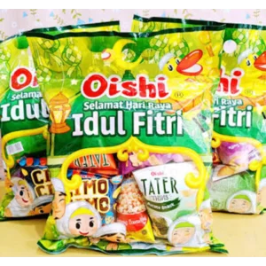  OISHI LEBARAN GREEN GIFT PACK (10 PACK) BAR CODE 38020003