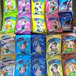 TOP ICE SUSU BUBBLE GUM ADA BANYAK  VARIAN 56 X 23 X 14 PER PAK ISI 6 PAK X 12 RTG X 10 x 7 GR