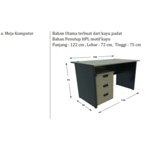Meja Komputer PC DinoMeja Komputer PC Dino