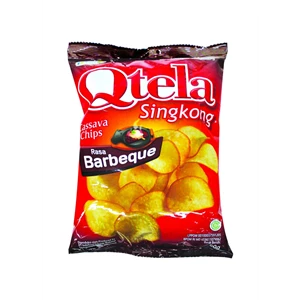 Qtela Barbeque Flavored Cassava Chips 60gr x 30 pcs/ctn