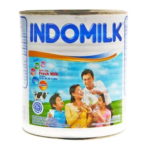 Indomilk susu kental manis plain (putih) kaleng 370gr x 48 pcs/ctn