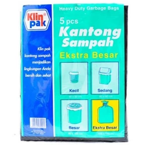 KLINPAK Kantong Sampah Extra Besar 100x120 per carton isi 1 pcs ( 8992749770530 )