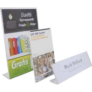 bantex slanted sign holder pieces